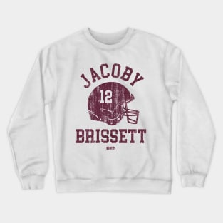 Jacoby Brissett Washington Helmet Font Crewneck Sweatshirt